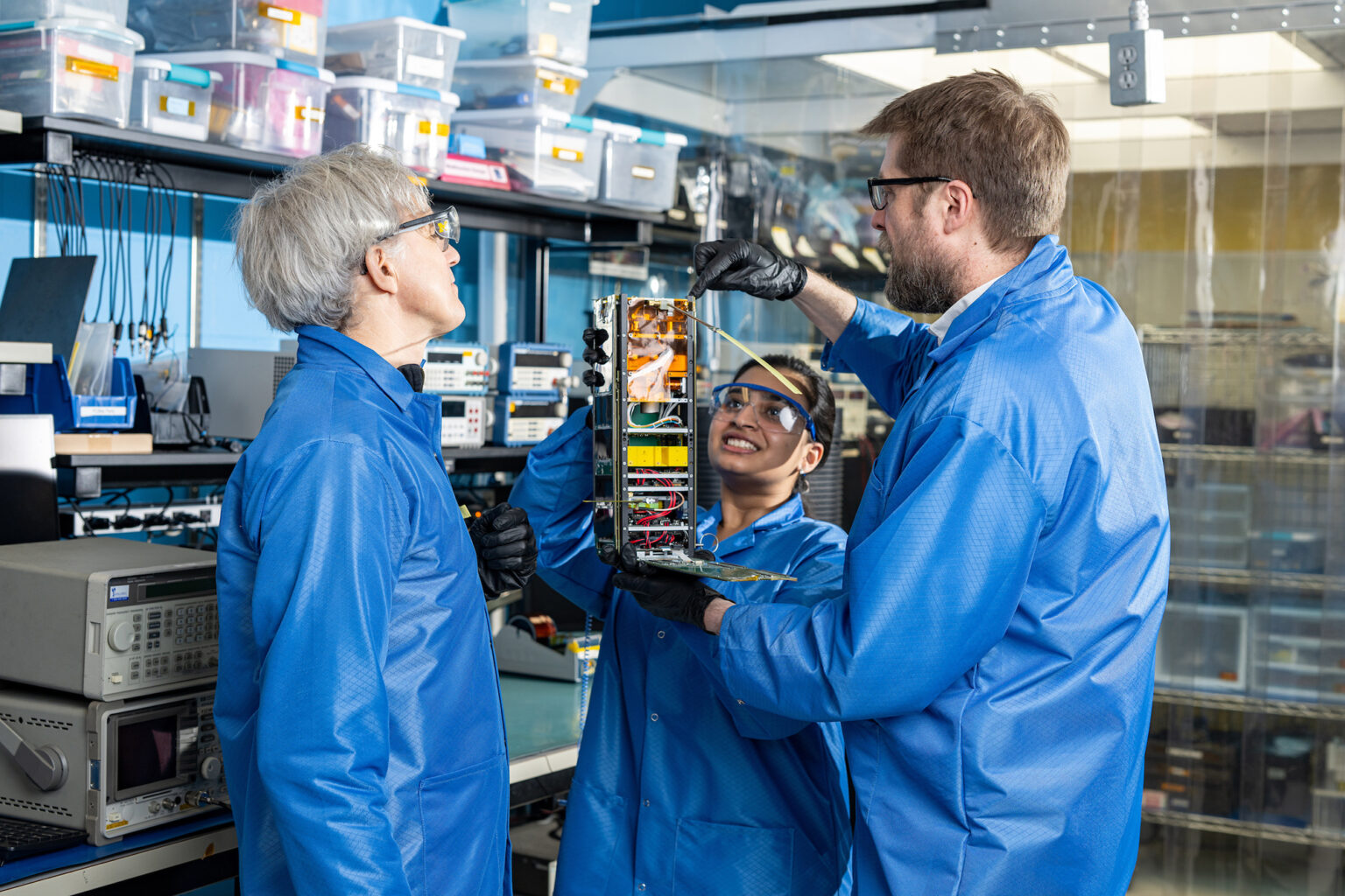 first satellite mission